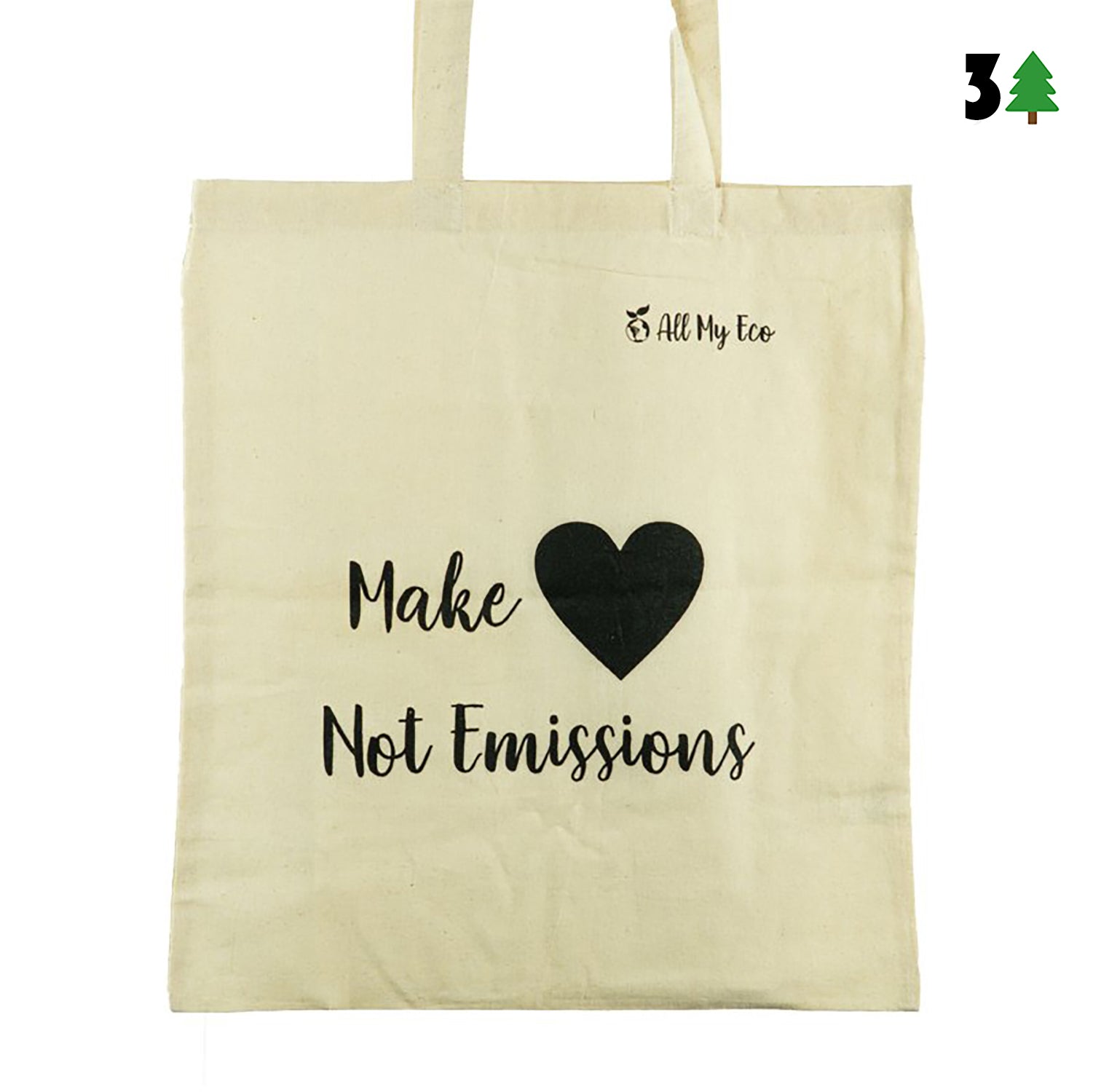 "Make Love, Not Emissions" Tote Bag